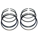 Piston ring ENGINE set, lower native wall pressure, original quality by Goetze (for 2 pistons) 602cc, 74mm, late 1976 onward. (see notes). 1.75, 2.00, 3.5