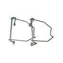 Window stay, pair, stainless steel, 2cv, short, holds window open about 50mm.