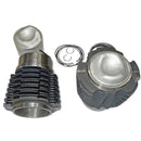 Barrel and piston set, 602cc, 74mm, (2 barrels, 2 pistons and rings, gudgeon pins + circlips) 8.5:1 CR., top quality French brand, Bretille