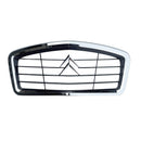 Grille, BLACK plastic with CHROMED surround, chrome chevrons, 2cv. SEE IMPORTANT NOTES.