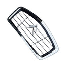 Grille, BLACK plastic with CHROMED surround, chrome chevrons, 2cv. SEE IMPORTANT NOTES.