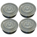 Road wheel rim, set of four, original Michelin (Citroën) 2cv/Dyane etc., 4J x 15 inch. SEE IMPORTANT NOTES