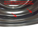 Road wheel rim, tubeless, made with original Michelin tooling for 2cv, Dyane etc., 4J x 15 inch. Each. Please read the full description.