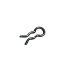 R clip for clevis pin on back of vent flap shutter.