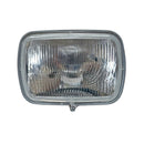 Headlight 2cv rectangular, system Seima, housing grey ABS plastic, optic is chromed plastic, very good copy of original