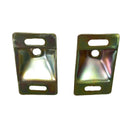 Rear seat mounting bracket lock plate, PAIR, set of 2. New price.