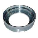 Retaining lock ring nut for gearbox output housing bearing and seal.