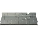 Lower bulkhead & pedal floor toe board, economy panel, RIGHT HAND DRIVE, ZINC PLATED, 2cv etc, complete panel. Zinc electroplated steel.