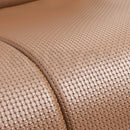 Front seat cover pair, 1 left and 1 right, brown targa for AK400 and AZU. Perforated, ventilated vinyl.