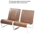 Front seat cover pair, 1 left and 1 right, brown targa for AK400 and AZU. Perforated, ventilated vinyl.