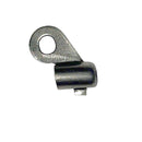 Drum hand brake cable stop clip bracket, RIGHT, including bolt, nut and washer.