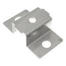 Silencer torpedo rear upper mounting bracket to hang from floor. Stainless steel. Also available in kit ref: 3040K