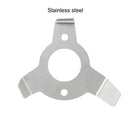 Stainless steel indicator backplate spider for right front indicator.