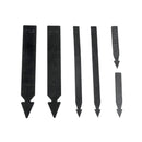 Set of 6 pieces, ties, rubber for under bonnet bundling of loom harness.