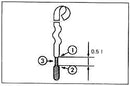 Dipstick, engine oil level 2cv6 etc.