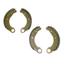 Brake shoes, REAR, all 2cv, 2cv6, Dyane, Acadiane, etc., etc. Fit all types 1952 until 1990. 180mm, set of 4 shoes.