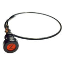 Choke cable, NOT ILLUMINATED but looks like it is, 110CM., for LEFT HAND DRIVE, 2cv, Dyane, Acadiane, for late 2cv.