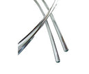 Gutter trim chrome plastic embellishment moulding, 2cv, pair (= 2 pieces, enough for one 2cv).