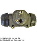 Wheel cylinder 2cv, front, 1952>1969. New, see description notes.