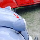 Headlight finger clip catch, 2cv, chromed, complete with wire spring.