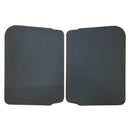 Door board card panel Acadiane front PAIR (set of 2), black. See notes