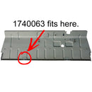 Reinforcement angle tab plate for lower bulkhead 2cv above chassis.