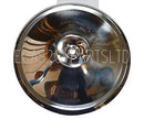 Hub cap only, stainless steel, concave, 2cv, Dyane, Dolly, Charleston (also in set ref:21499) PER SINGLE ITEM.