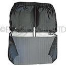 Bench seat cover, front, black targa vinyl for 2cv club ZERO STOCK