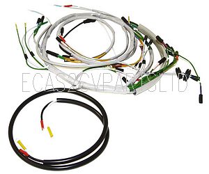 Front wiring loom harness 2cv, LEFT HAND DRIVE, 04/1966 to 02/1970