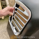 Grille, 2cv, originally fitted from 1961 to 1965, also suitable for Dolly or Charleston, aluminium with large chevrons, PLEASE ALSO READ THE DESCRIPTION.