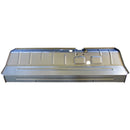 Lower bulkhead & toe board, ZINC PLATED, 2cv, complete section assembled, LEFT HAND DRIVE.