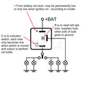 Indicator flasher relay, 12volt, 2cv etc., 1970>