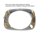 Headlight bezel, chromed plastic, Dyane 12/78 onward SEE NOTES