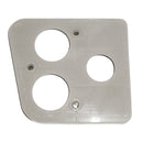 Grey plastic base plinth under rear left light unit 2cv 1970 to about 1978