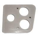 Grey plastic base plinth under rear right light unit, 2cv 1970 to about 1978