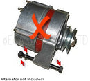 Long bolt kit, M9x1.25, length 105mm, alternator to manifold complete with nut and shakeproof washer.