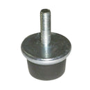 Bump stop, droop stop, round, rear, fits on top of chassis to rear of rear axle, Acadiane or AK400, M7 thread length 21mm.