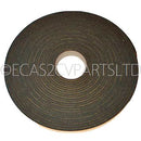 Chassis foam strip self adhesive, roll 6mtr x 6mm x 25mm.