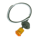 LED indicator button repeater light, 12v., SMALLER (non-original) SIZE, for 'A panel', bonnet valance or rear of front wing 2cv. SEE NOTES