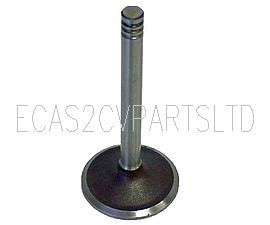 Exhaust valve 2cv6, standard original fitment, 34mm head, 8.5mm stem, 86.95 length. See description notes.