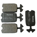 Brake pads all disc brake 2cv, Dyane etc.Set of 4. Our favourite pads. Best High Resistance quality made by Valeo.