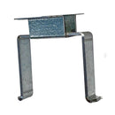 Bracket for rear only of torpedo exhaust silencer for AK, AZU 2cv vans, Acadiane and front or rear mounting for Mehari