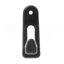 Plastic hook clip only for original rear seat belt.