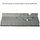 Lower bulkhead & pedal floor toe board, RIGHT HAND DRIVE, ZINC PLATED, 2cv etc, complete panel. Zinc electroplated steel. SEE OUR DESCRIPTION NOTES ABOUT OUR TOP QUALITY.
