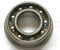 Gearbox input shaft bearing, 25x52x15 with snap ring.