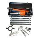 Professional kingpin removal and fitting portable hydraulic press kit.