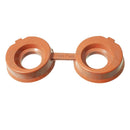 Push rod tube seal, Viton by Burton, 2cv6 etc. December 1972 onward. Price for one joined item.