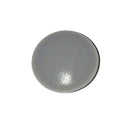 Plastic plug, grey, fits square hole in centre of wheel. Price is per one piece.