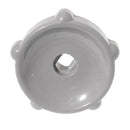 Vent shutter or headlight adjuster knob, GREY plastic.