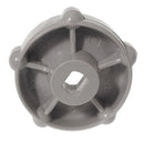 Vent shutter or headlight adjuster knob, GREY plastic.